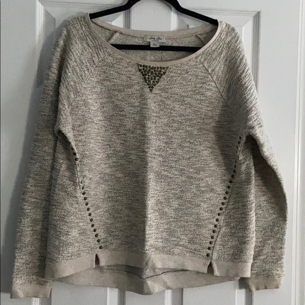 Lucky Brand Lotus Scoop neck sweater